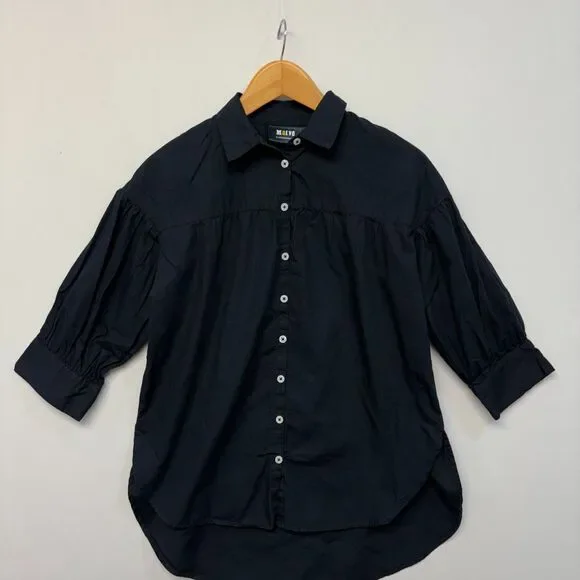 Maeve by Anthropologie Blouse Top Button Shirt Size SP Small Petite D049 -27 - Picture 11 of 16